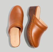 Madewell Cecily Clog in Oiled Leather