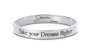 Disney Couture Kingdom Aladdin Jasmine Bangle Silver Tone