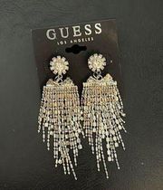 New Guess Crystal Stud & Waterfall Earrings Unique Design