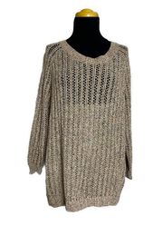 IRO  Paris Crochet Marled Sweater