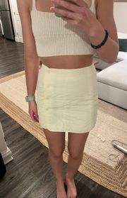 ZARA Quilted Mini Skirt