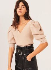 Ba&sh Paris Harris Jumper in Beige