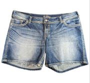 Silver Jeans Suki Surplus Short 7" Inseam Denim Shorts - Women's Size 24