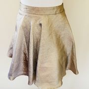 City Triangles metallic full circle skirt size 11