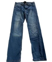 Buffalo David Bitton Jeans Womens 16 Blue Skinny Leg Denim Mid Rise Cotton