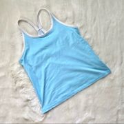 Lands End Light Blue Workout Top