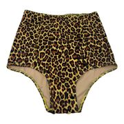 Kortni Jeane Leopard High-Waisted Bottoms Size XS