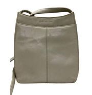 Jones‎ New York Vintage Leather Shoulder Bag Slim Purse Bone