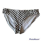 Apt. 9 Women's Medium Black and White Swimsuit Bikini or Tankini Bottoms