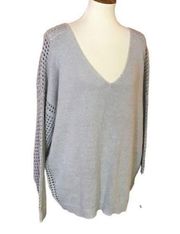 3 for 20 $ bundle Kye Mi grey oversized v neck sweater