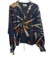 Emory Park tie dye sweatshirt thick knit size large NEW j