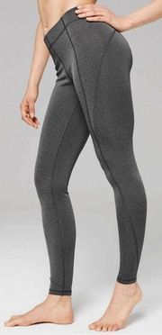 Ivy Park Beyonce "V" Leggings Mid Rise Ankle Length Stitching Detail Dray Large