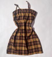 Plaid Mini Dress