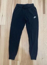 Nike sweatpants Sz XS black joggers athletic pants