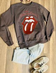 Rolling Stones Graphic Sweatshirt Sz S