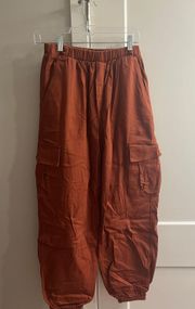 Burnt Orange Cargo Pants