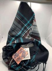 D&Y David & Young Softer Than Cashmere Plaid Scarf