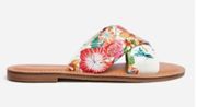 JOHNNY WAS Andra Floral Sandals Sz 6 NEW