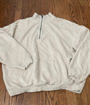 Oversized Quarter zip Sweatshirt