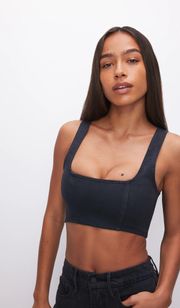 DENIM LIGHT COMPRESSION BRA | BLACK269 SIZE M