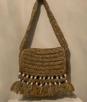 Hippie boho crochet purse. Handmade