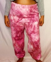 Pink Tie Dye sweatpants