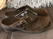 Croft & Barrow Brown Mules Size 8.5