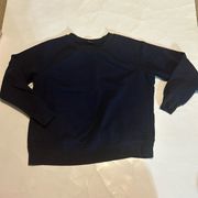 Athletic Works Medium Women’s Navy Blue Plain Long Sleeve