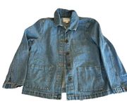 Old Navy women's size medium box cut jean jacket