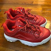 FILA  Women’s Red Sneakers