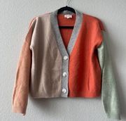 BiBi Pick Your Side Color Block Cropped Cardigan/ Sweater