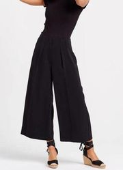 Brass The Ace Pant High Rise Wide Leg Cropped Pants in Supreme Twill Size S