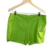 Merrell Shorts 12 Green Outdoor‎ Casual Zip Pocket Lightweight Womens