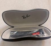 Ray Ban Eyeglass frame case black unisex w lenses cloth