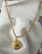 smiley face necklace