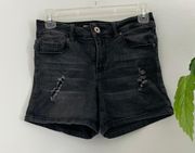 Fashion Nova Black Jean Shorts