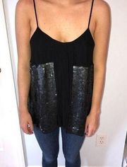 Joie Black Sparkly Tank Top! Size XS, in perfect condition