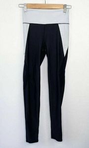 Cotton On Body Black White Mesh Pull On Leggings Women's Size Extra Small XS