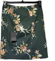Lysse Women's Charity Tropical Floral Straight Pencil Skirt Size MP
