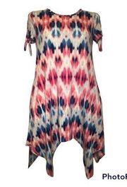 Bobbie Brooks Sz S (4/6) Tie Dye Hanky Dress NEW NWT