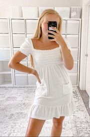 NEW Juicy Couture White Terry Fashion Dress
