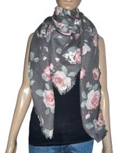 Lauren Conrad Floral Blanket Scarf 