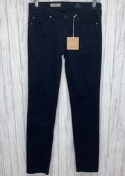 AG Adriano Goldschmied Womens Size 26 Adriano Goldschmied Dark Navy The Stilt Velvet Pants NWT