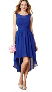 Hi Lo Bridesmaids Dress Navy Blue | Size 4