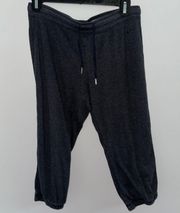 Nike Charcoal grey  capri drawstring Jogger sweatpants Small