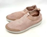 Fitflop Uberknit Slip-On Sneaker Pink Beige Size 10