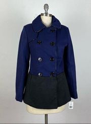 Steve Madden Indigo Black Peacoat NWT Small