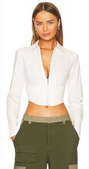 L'Academie Mildred Top in White