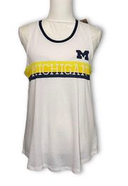 NWT Michigan Wolverines Sleeveless Muscle Tee Tank Top New Gameday Ringer