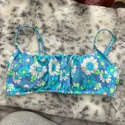 Floral Printed Bikini Top